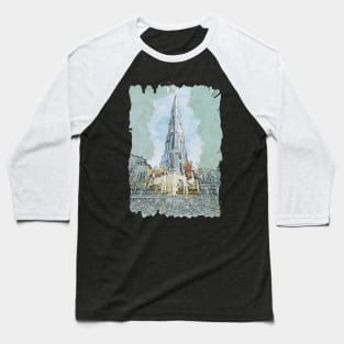 Burj Khalifa Baseball T-Shirt